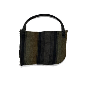 Double Pocket Tote Hoodie (Striped Fleece) - 1 of 1
